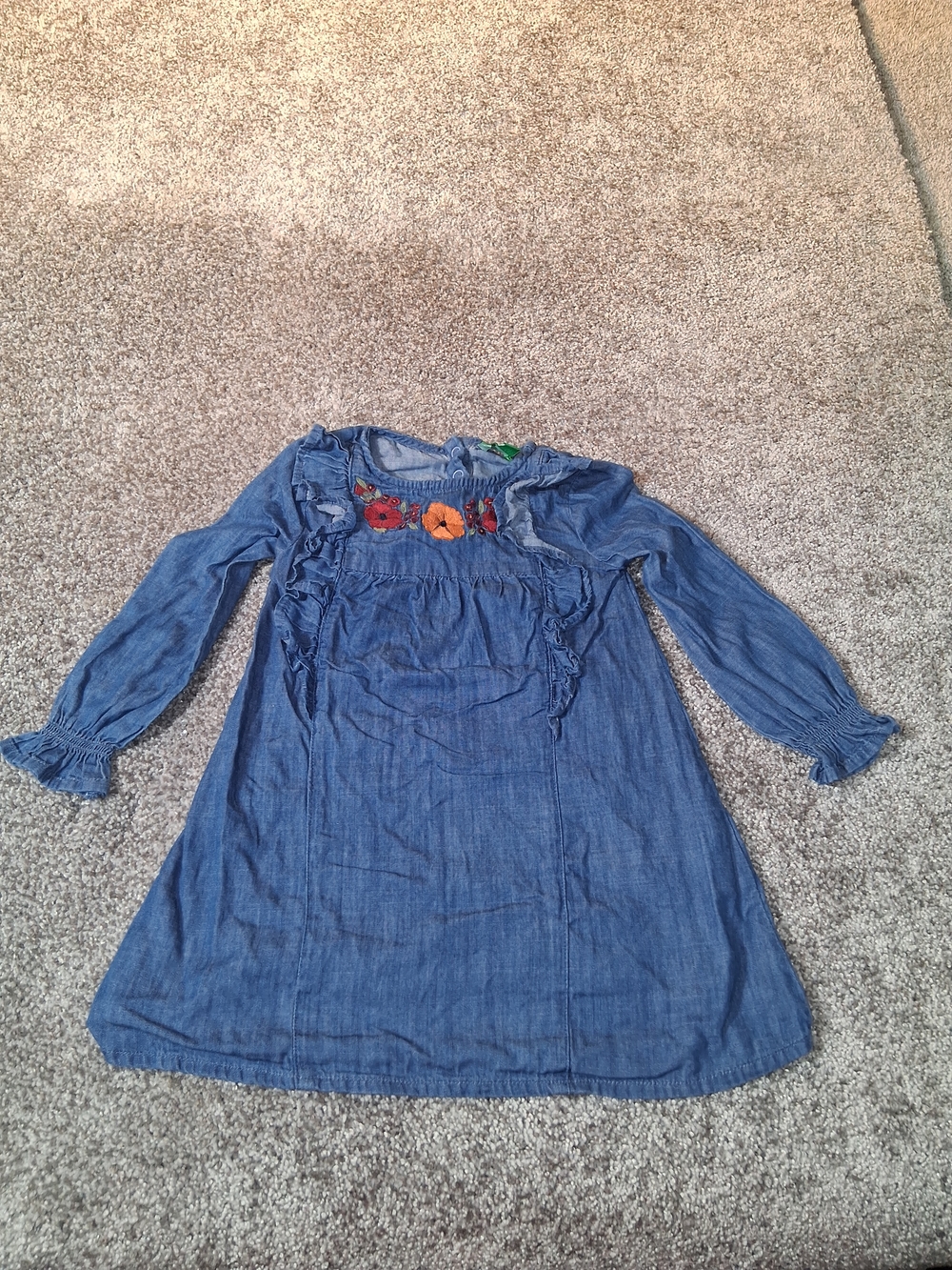 GAP Girls Mixed Dresses Bundle - Blue, Red, Striped, Floral, Cream - Picture 6 of 6